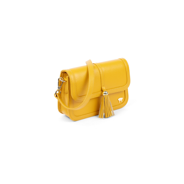 Mini Tola Classic Shoulder Bag - Mustard