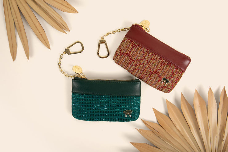 Ola Mini-Pouch - Red & Gold