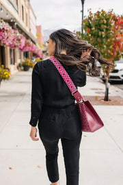 Adunni Shoulder Strap - Burgundy